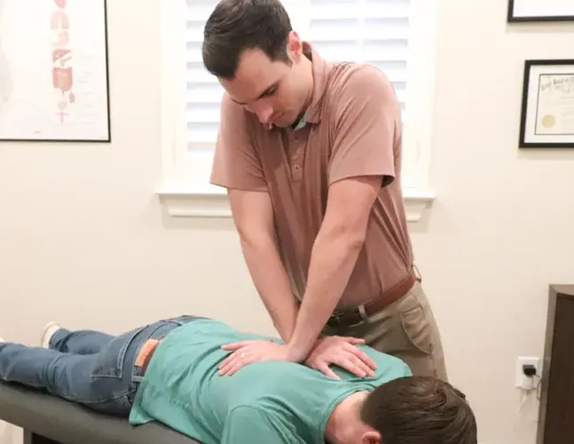 Chiropractor San Antonio TX Karson Foster Back Adjustment